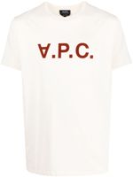 A.P.C. t-shirt à logo VPC floqué - Tons neutres