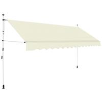 Luifel handmatig uittrekbaar 400 cm crème