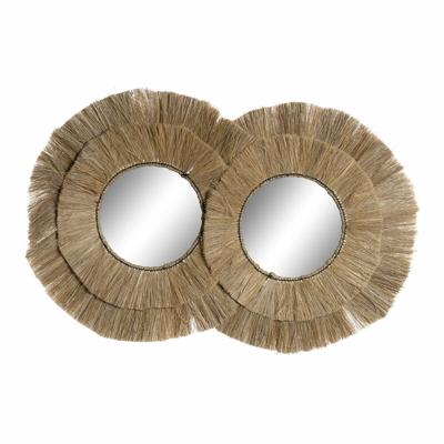 Wandspiegel DKD Home Decor Natuurlijk Bali 117 x 6 x 77 cm