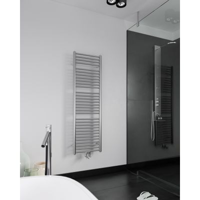 Instamat Badkamerradiator serie Inox Straight 149 x 60.5 cm incl. bevestigingsset gepolijst rvs look