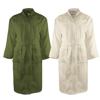 Luxe Badjas 100% Katoen Effen Olijfgroen 2XL 3XL The One Towelling - Dekbed-Discounter.nl