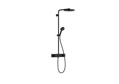 Hansgrohe Pulsify S Showerpipe 260 1jet met ShowerTablet Select 400, mat zwart