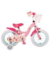 Disney princess kinderfiets - meisjes - 14 inch - roze - twee handremmen