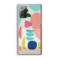 Bold Rounded Shapes: Samsung Galaxy Note 20 / Note 20 5G Transparant Hoesje