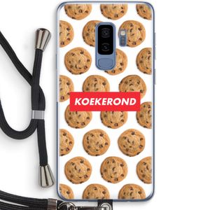Koekerond: Samsung Galaxy S9 Plus Transparant Hoesje met koord