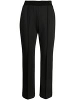 Agnona pantalon crop à design nervuré - Noir