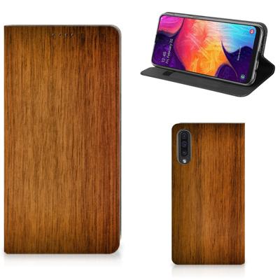 Samsung Galaxy A50 Book | Wallet Case | Donker Hout