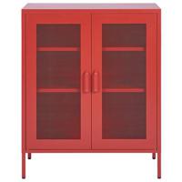 Beliani - WAKATIPU - Sideboard - Rood - Staal