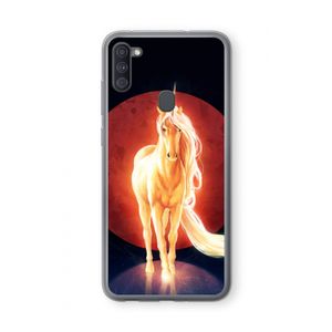 Last Unicorn: Samsung Galaxy A11 Transparant Hoesje