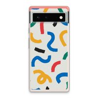 Illustratieve pop 2: Google Pixel 6 Transparant Hoesje
