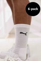 Puma Crew Sokken 6-Pack Wit - Maat 35/38 - Kleur: Wit | Soccerfanshop
