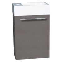 Differnz Force toiletmeubel rechts 40cm antraciet - thumbnail