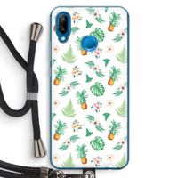 Ananas bladeren: Huawei P20 Lite Transparant Hoesje met koord Ananas bladeren: Huawei P20 Lite Transparant Hoesje met koord