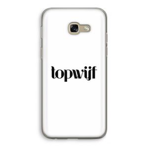 Topwijf Wit: Samsung Galaxy A5 (2017) Transparant Hoesje