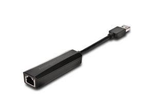 Kensington UA0000E USB 3.0 Ethernet-adapter Zwart