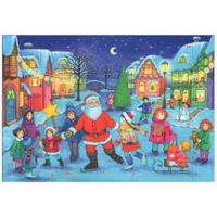 A4 Adventskalender Schaatsen met de Kerstman A4 Adventskalender Schaatsen met de Kerstman