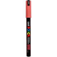 Uni-Posca Posca marker, afm pc-1mr, lijndikte 0,7 mm, extra-fijn, rood metallic, 1 stuk