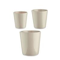 Pottenset Ibergarden Grijs Klei Cónica Ø 14 cm Ø 22 cm Ø 17 cm 22,5 x 21 x 22,5 cm 3 Onderdelen