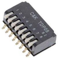 C & K Switches TDP06H0SB1R DIP Switch TDP Series DIP-schakelaar 1 stuk(s)