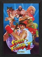 Pixel Frames Plax - Street Fighter II: The World Warriors (30cm x 25cm)