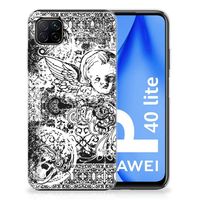 Silicone Back Case Huawei P40 Lite Skulls Angel - thumbnail