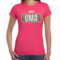 Super oma cadeau t-shirt roze voor dames 2XL  - - thumbnail