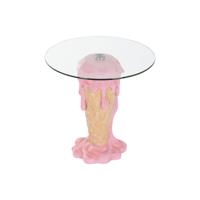 Bijzettafel Home ESPRIT Roze 48 x 48 x 49 cm