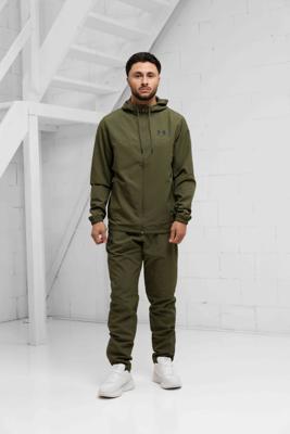 Under Armour Rival Woven Windbreaker Trainingspak Heren Groen - Maat L - Kleur: Groen | Soccerfanshop