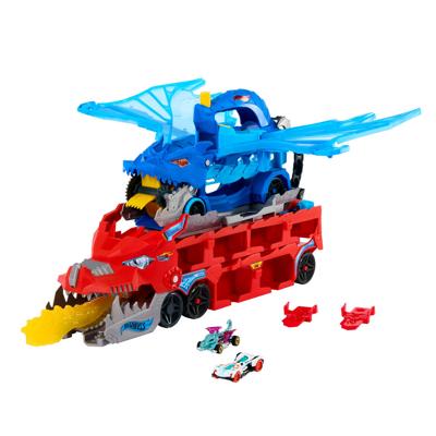 Hot Wheels ultieme dubbele draak transportvoertuig