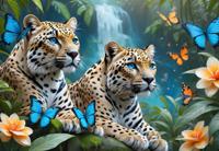 The Two Leopards Puzzel 1000 stukjes