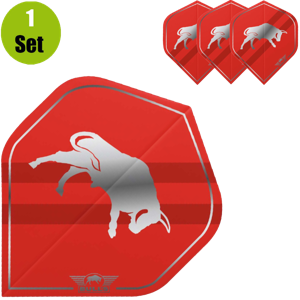 Bulls Bulls Retro Dartflights - Rood