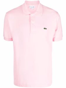 Lacoste polo à patch logo - Rose