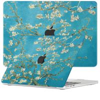 Lunso MacBook Air 15 inch M2/M3 (2023-2024) cover hoes - case - Van Gogh Amandelbloesem