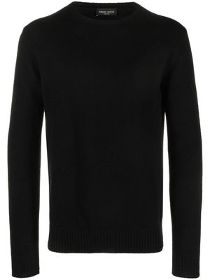 Roberto Collina pull en cachemire à col v - Noir