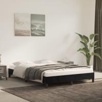 Bedframe zonder matras 140x190 cm fluweel zwart