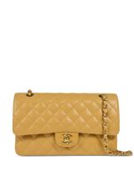 CHANEL Pre-Owned sac porté épaule Double Flap médium (2005) - Tons neutres