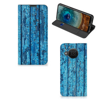 Nokia X20 | X10 Book Wallet Case Wood Blue - thumbnail