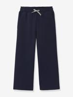 Joggingbroek voor meisjes van biologisch katoen CYRILLUS marineblauw