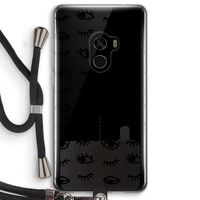 Eye pattern #2: Xiaomi Mi Mix 2 Transparant Hoesje met koord