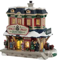 Lemax holly jolly junction verlicht kersthuisje Caddington Village 2025