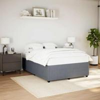 Bedframe zonder matras 160x200 cm fluweel donkergrijs