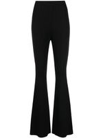 Stella McCartney pantalon nervuré à coupe évasée - Noir