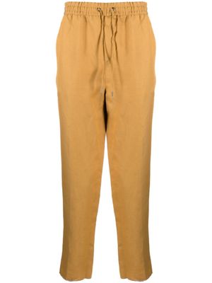 ETRO pantalon court à taille à lien de resserrage - Marron