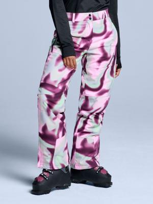 Poederbaas Skibroek Dames Arty 2L Insulated Tie Dye Pink Multi-S Poederbaas Skibroek Dames Arty 2L Insulated Tie Dye Pink Multi-S