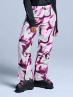 Poederbaas Skibroek Dames Arty 2L Insulated Tie Dye Pink Multi-S