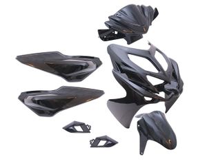Edge Plaatset 9-delig yamaha aerox-r vanaf bouwjaar 2014 - metallic zwart