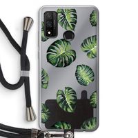 Tropische bladeren: Huawei P Smart (2020) Transparant Hoesje met koord