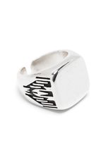 MARANT bague à visage carré - Argent