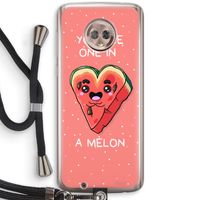 One In A Melon: Motorola Moto G6 Transparant Hoesje met koord