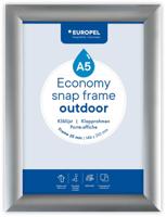 Europel clicklijst Economy, waterdicht, lijst 25 mm, ft A5, zilver